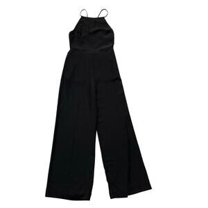 NWT 1.State Black Wide Leg Jumpsuit Size Small Minimalist Chic